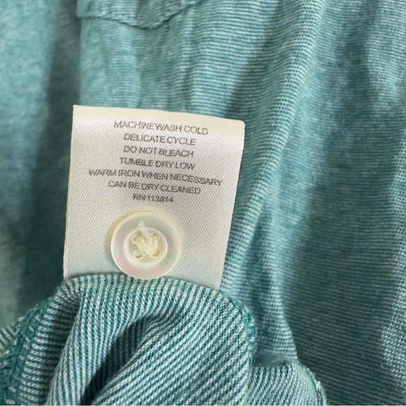 Billy Reid men’s short sleeve Blue Polo Shirt - Picture 4 of 5